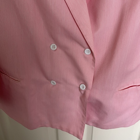 A Pink Pinstripe jacket. - Picture 2 of 4